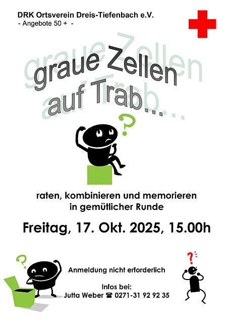 Graue Zellen auf Trab